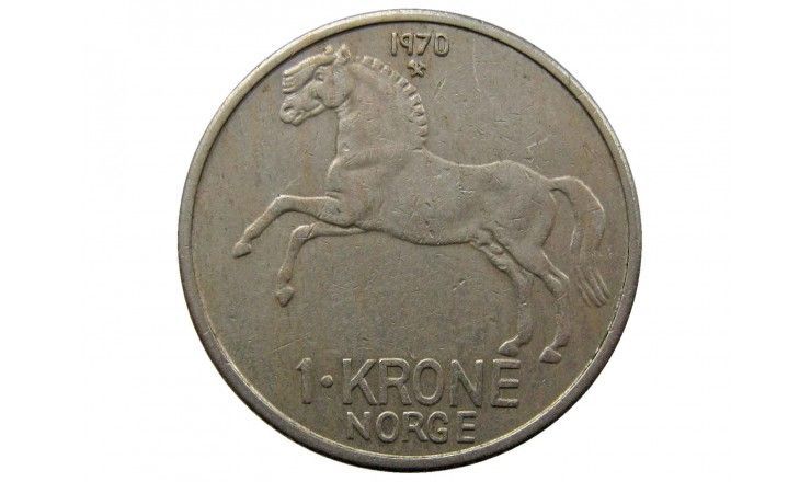Норвегия 1 крона 1970 г.