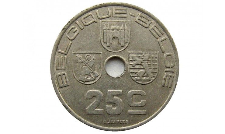 Бельгия 25 сантимов 1939 г. (Belgique-Belgie)