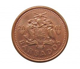 Барбадос 1 цент 2001 г.