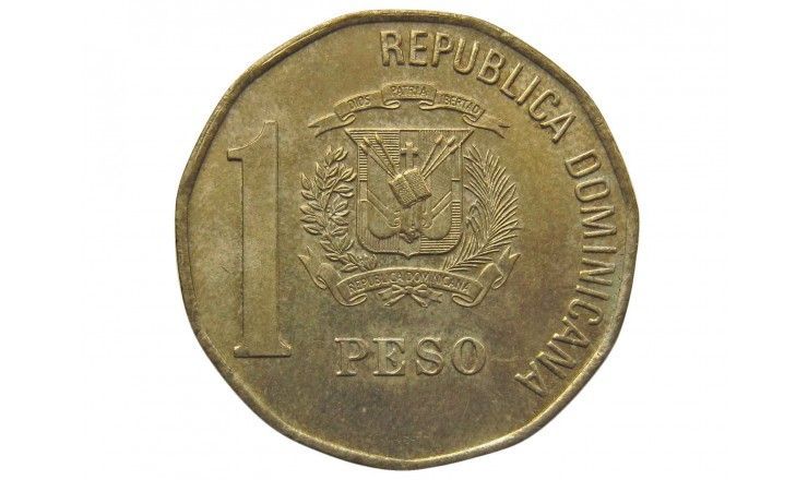 Доминиканская республика 1 песо 2002 г.