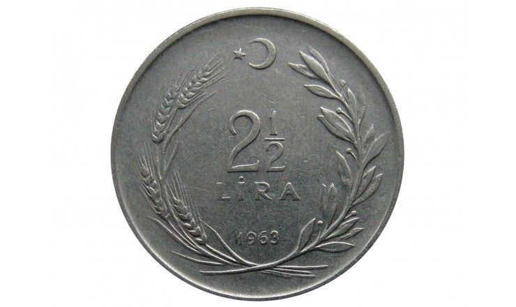 Турция 2 1/2 лиры 1963 г.