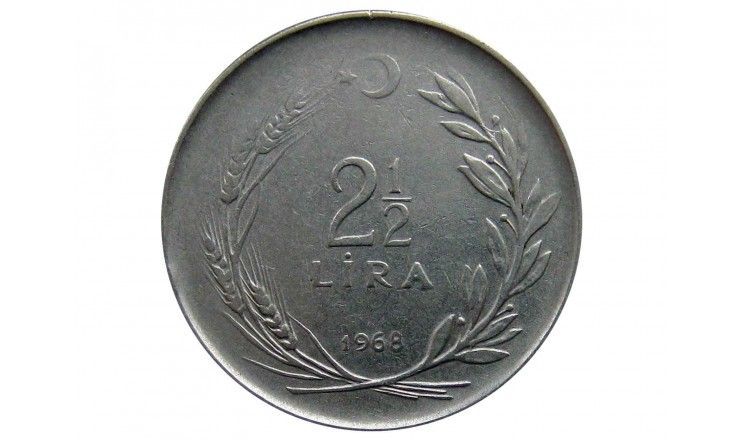 Турция 2 1/2 лиры 1968 г.