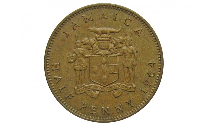 Ямайка 1/2 пенни 1964 г.