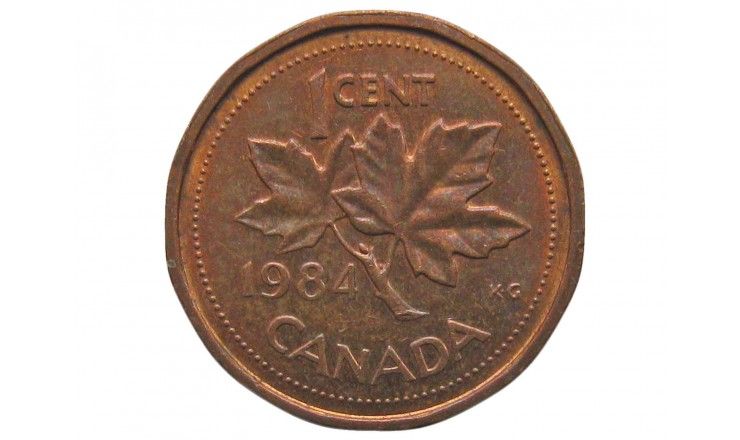 Канада 1 цент 1984 г.