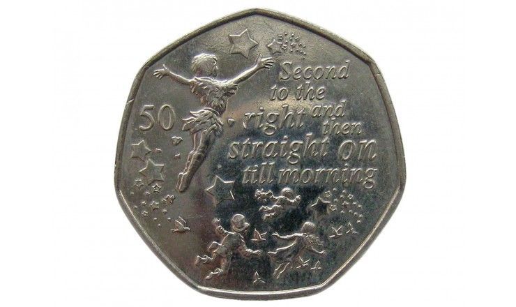 Остров Мэн 50 пенсов 2019 г. (Летающие дети)