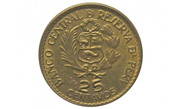Перу 25 сентаво 1965 г. (400 лет Монетному двору Лимы)