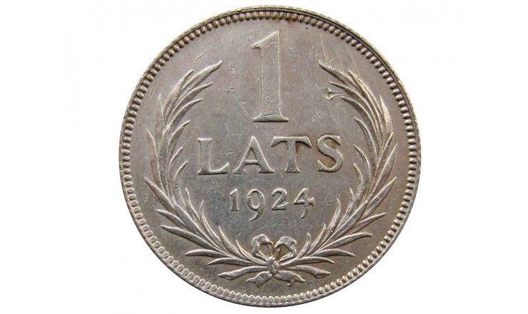Латвия 1 лат 1924 г.