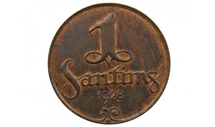 Латвия 1 сантим 1928 г.