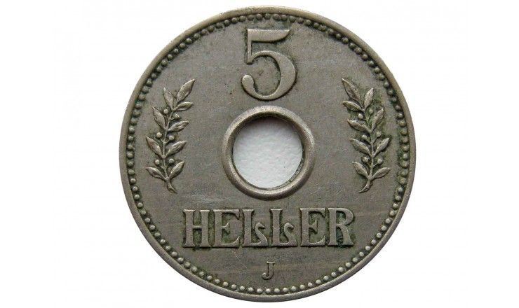Германская Восточная Африка 5 геллеров 1913 г. J