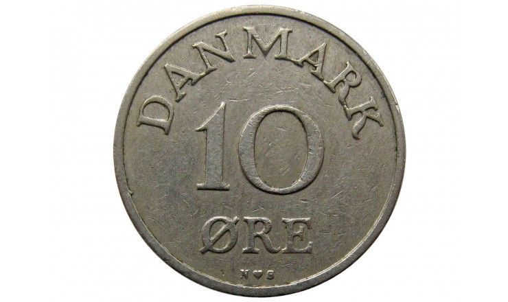 Дания 10 эре 1953 г.