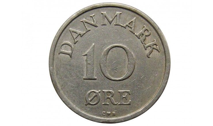 Дания 10 эре 1956 г.
