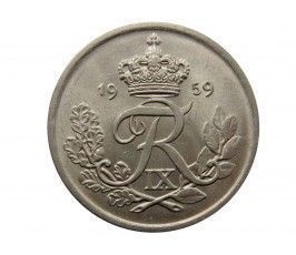 Дания 25 эре 1959 г.