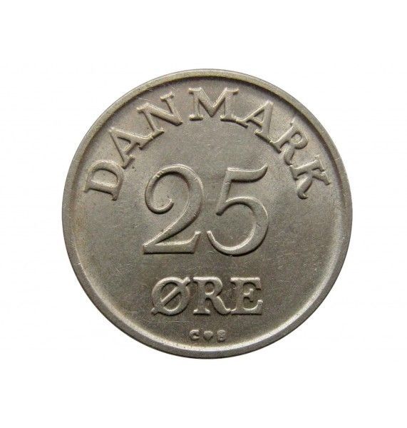 Дания 25 эре 1960 г.