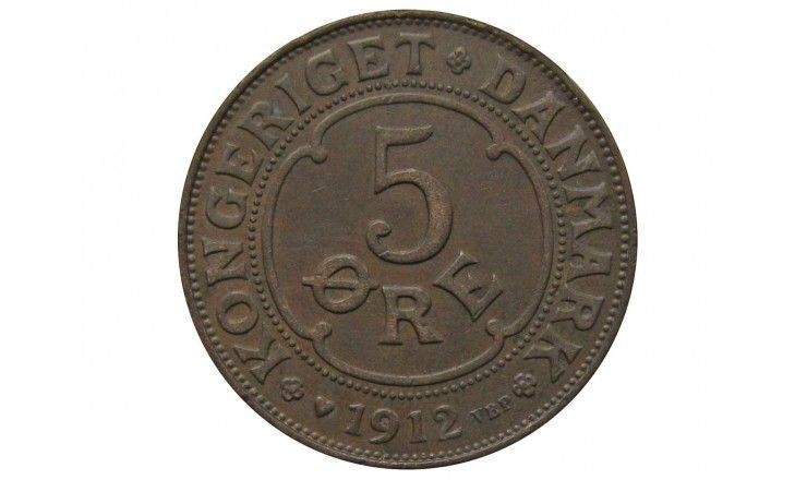 Дания 5 эре 1912 г.