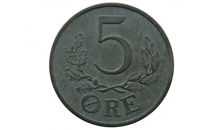 Дания 5 эре 1944 г.