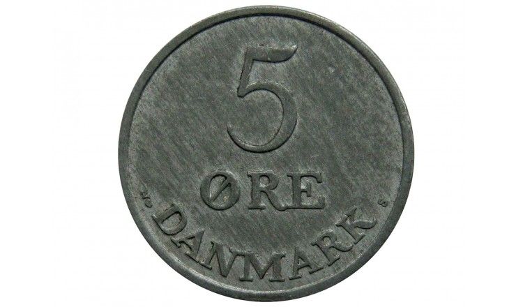 Дания 5 эре 1955 г.