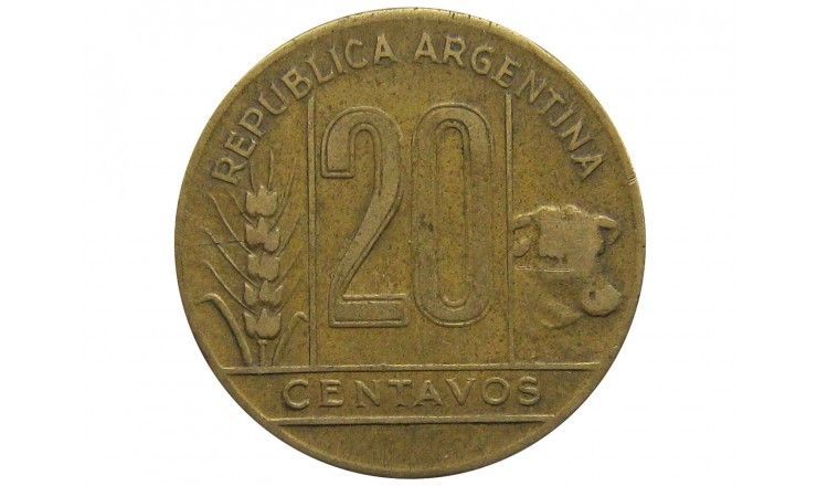 Аргентина 20 сентаво 1945 г.