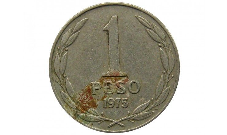 Чили 1 песо 1975 г.