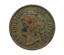 Чили 2 сентаво 1890 г.