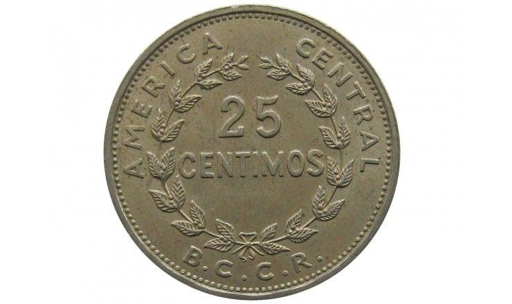 Коста-Рика 25 сентимо 1967 г.