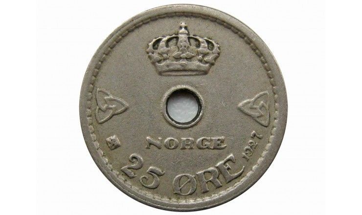 Норвегия 25 эре 1927 г.