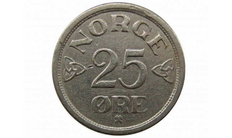 Норвегия 25 эре 1957 г.