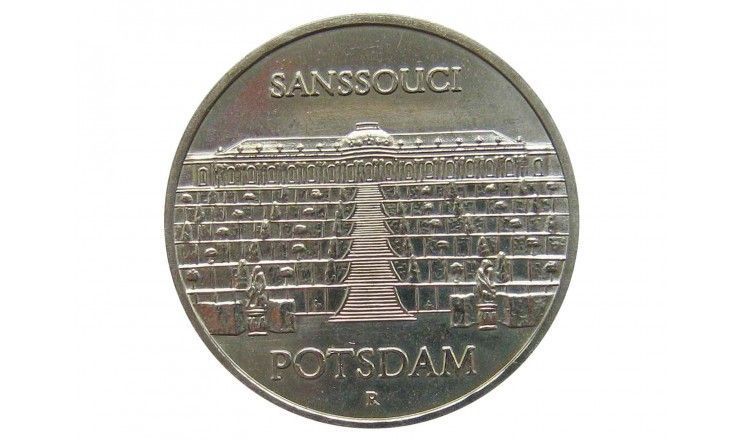 Германия 5 марок 1986 г. (Дворец Сан-Суси в Потсдаме)