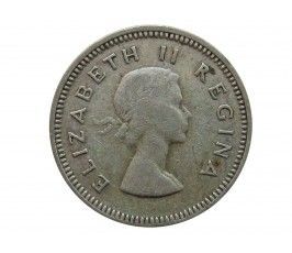 Южная Африка 3 пенса 1957 г.