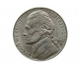 США 5 центов 2001 г. D