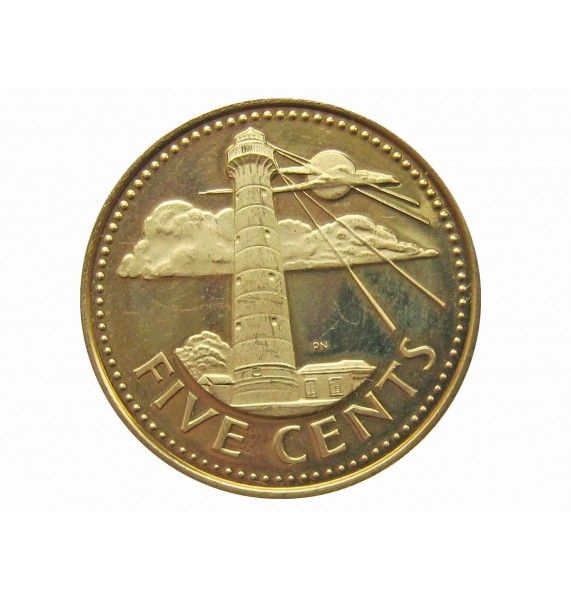 Барбадос 5 центов 1973 г. (proof)