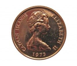 Каймановы острова 1 цент 1973 г. (proof)