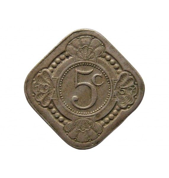 Нидерландские Антиллы 5 центов 1957 г.