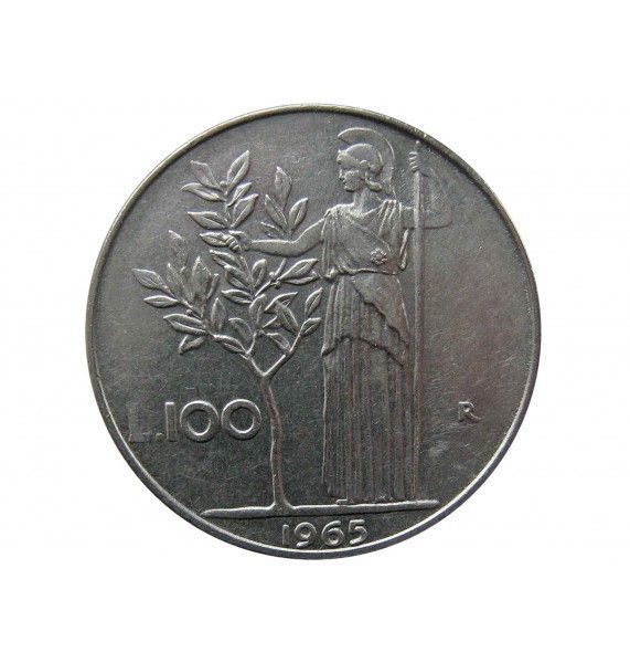 Италия 100 лир 1965 г.