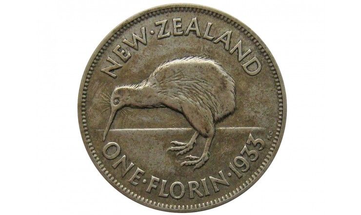 Новая Зеландия 1 флорин 1933 г.