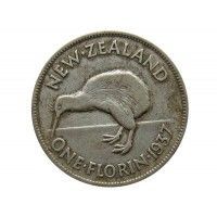 Новая Зеландия 1 флорин 1937 г.