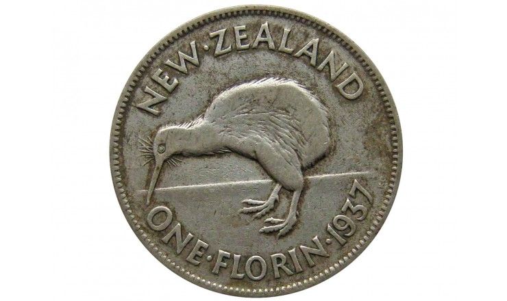 Новая Зеландия 1 флорин 1937 г.