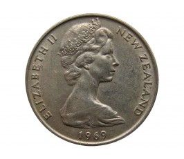 Новая Зеландия 20 центов 1969 г.