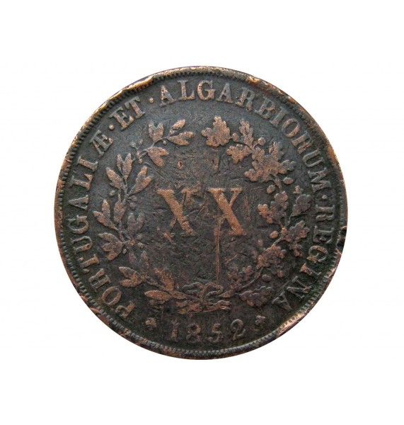 Португалия 20 рейс 1852 г.