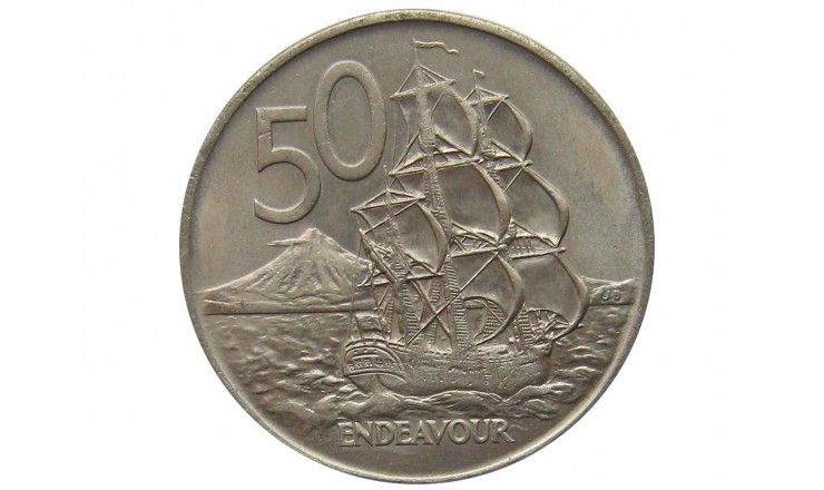 Новая Зеландия 50 центов 1973 г.