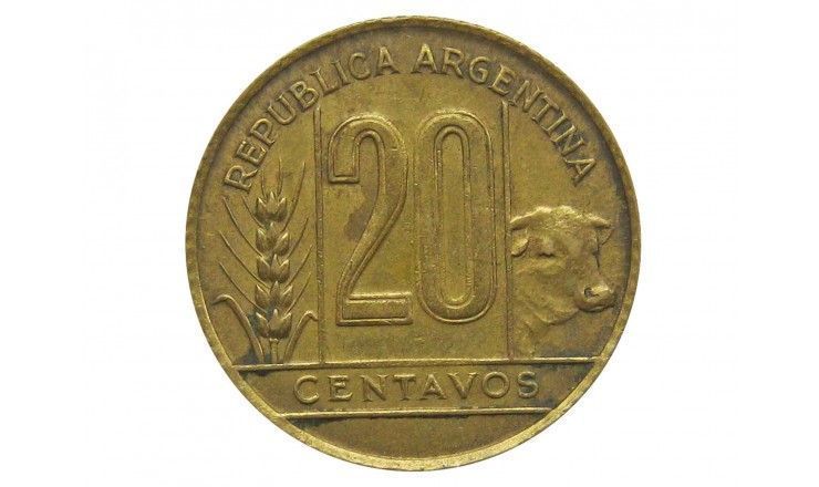 Аргентина 20 сентаво 1942 г.