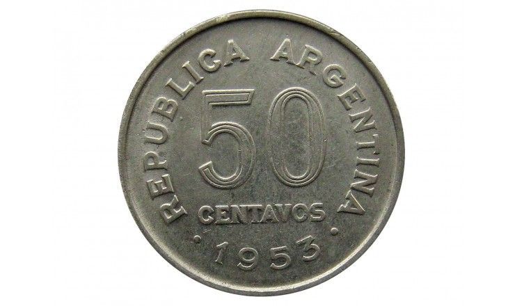 Аргентина 50 сентаво 1953 г.