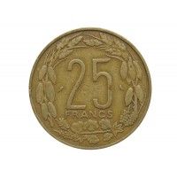 Экваториальная Африка 25 франков 1970 г. 