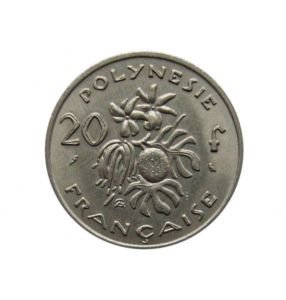 Французская Полинезия 20 франков 1972 г.