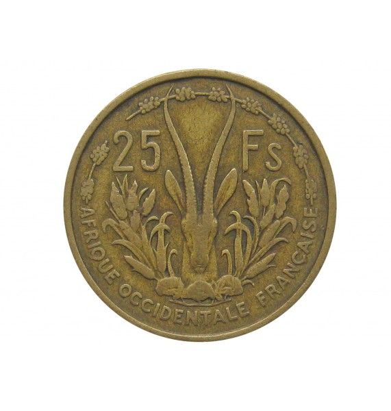 Французская Западная Африка 25 франков 1956 г.