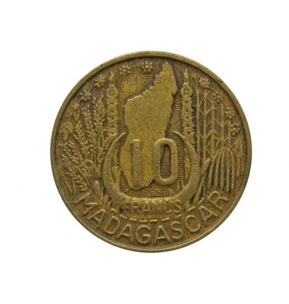 Мадагаскар 10 франков 1953 г.