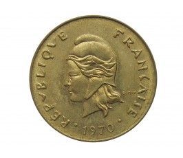 Новые Гебриды 5 франков 1970 г.