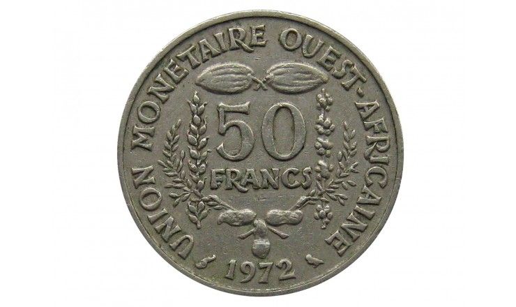 Западно-Африканские штаты 50 франков 1972 г.