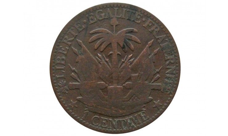 Гаити 1 сантим 1881 г. 
