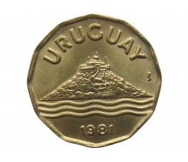 Уругвай 20 сентесимо 1981 г.