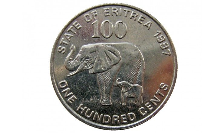 Эритрея 100 центов 1997 г.